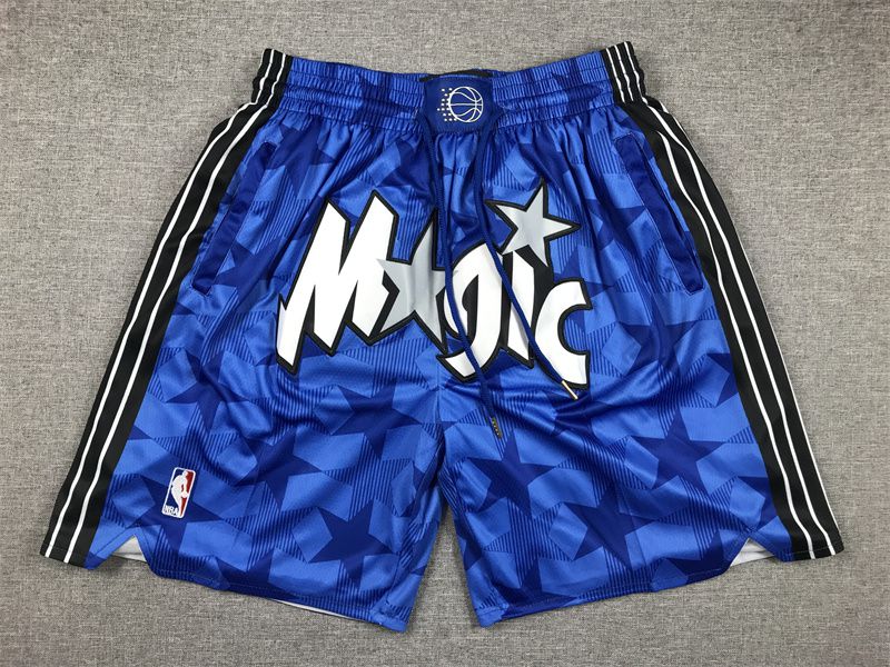 2025 Men NBA Orlando Magic Shorts Blue